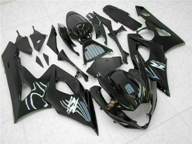 2005-2006 Glossy Black Suzuki GSXR 1000 Motorcycle Fairing UK Stores