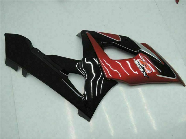 2005-2006 Red Silver Glossy Black Suzuki GSXR 1000 Motorcycle Fairings UK Stores