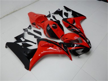 2006-2007 Red Glossy Black Honda CBR1000RR Motorcycle Fairings Kits UK Stores