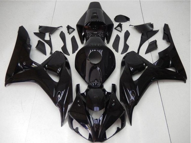 2006-2007 Glossy Black Honda CBR1000RR Motorcycle Fairings UK Stores