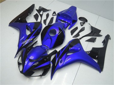 2006-2007 Blue Glossy Black Honda CBR1000RR Motorcycle Fairing Kits UK Stores