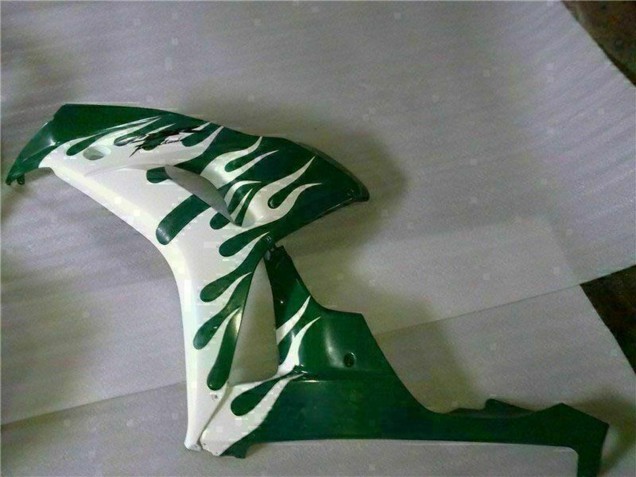 2006-2007 White Green Flame Honda CBR1000RR Motorcycle Fairings UK Stores