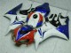 2006-2007 White Red Blue HRC Honda CBR1000RR Motorcycle Fairing Kits UK Stores