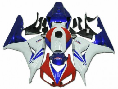 2006-2007 White Red Blue HRC Honda CBR1000RR Motorcycle Fairing Kits UK Stores