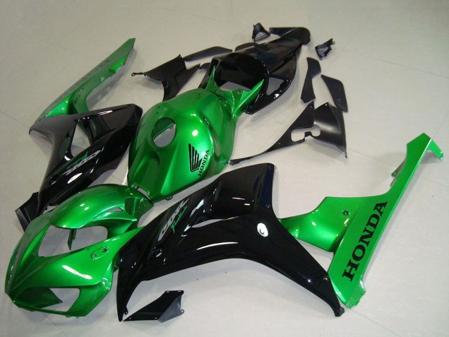 2006-2007 Green Glossy Black Honda CBR1000RR Motorcycle Fairings UK Stores