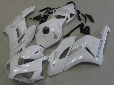 2006-2007 White with Silver Decals Honda CBR1000RR Motorcycle Fairings UK Stores