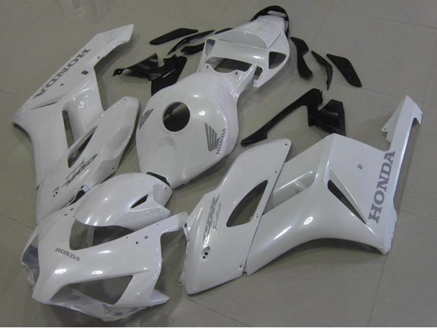 2006-2007 White with Silver Decals Honda CBR1000RR Motorcycle Fairings UK Stores