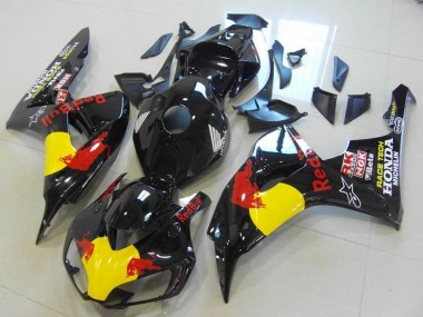2006-2007 Glossy Black Yellow Red Bull Honda CBR1000RR Motorcycle Fairings UK Stores