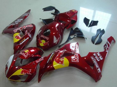 2006-2007 Red Yellow White Red Bull Honda CBR1000RR Motorcycle Fairings UK Stores