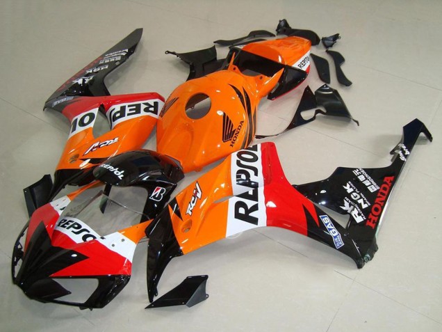 2006-2007 Orange White Red Glossy Black New Repsol Honda CBR1000RR Motorcycle Fairings UK Stores