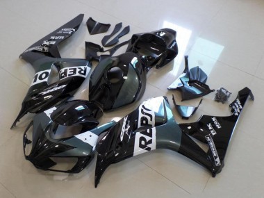 2006-2007 Grey White Glossy Black Repsol Honda CBR1000RR Motorcycle Fairing UK Stores
