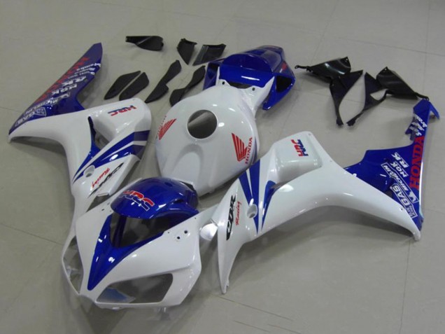 2006-2007 White Blue Red HRC Honda CBR1000RR Motorcycle Fairings UK Stores