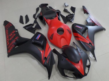 2006-2007 Red Matte Black Honda CBR1000RR Motorcycle Fairing UK Stores
