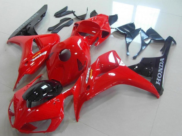 2006-2007 Red Glossy Black Honda CBR1000RR Bike Fairings UK Stores