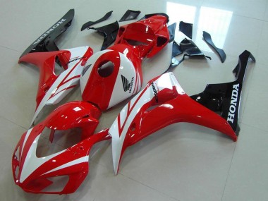 2006-2007 White Red Glossy Black Honda CBR1000RR Motorcycle Fairings Kits UK Stores