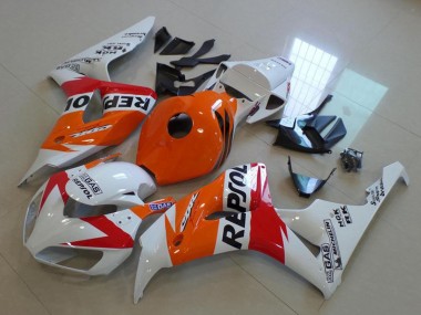 2006-2007 Orange White Red Glossy Black Repsol Honda CBR1000RR Motorcycle Fairing UK Stores