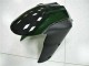 2006-2007 Glossy Black Red Flame Kawasaki ZX10R Motorcycle Fairing Kits UK Stores