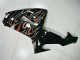 2006-2007 Glossy Black Red Flame Kawasaki ZX10R Motorcycle Fairing Kits UK Stores