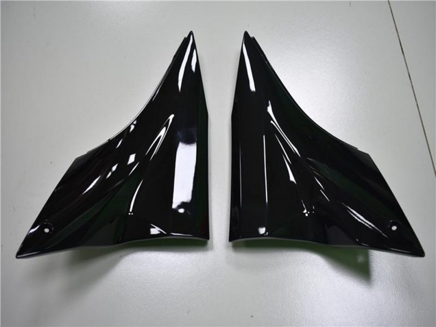 2006-2007 Glossy Black Green Flame Kawasaki ZX10R Motorcycle Fairings UK Stores