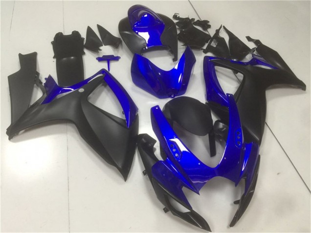 2006-2007 Blue Matte Black Suzuki GSXR 600/750 Motorcycle Fairings UK Stores
