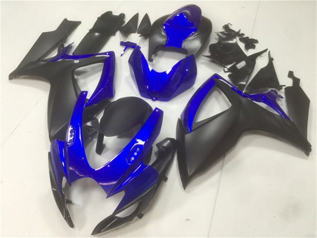 2006-2007 Blue Matte Black Suzuki GSXR 600/750 Motorcycle Fairings UK Stores
