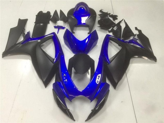 2006-2007 Blue Matte Black Suzuki GSXR 600/750 Motorcycle Fairings UK Stores