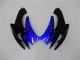 2006-2007 Blue Glossy Black Suzuki GSXR 600/750 Motorcycle Fairings UK Stores