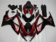 2006-2007 Red Glossy Black Suzuki GSXR 600/750 Motorcycle Fairing UK Stores