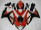 2006-2007 Red Glossy Black Suzuki GSXR 600/750 Motorcycle Fairings UK Stores