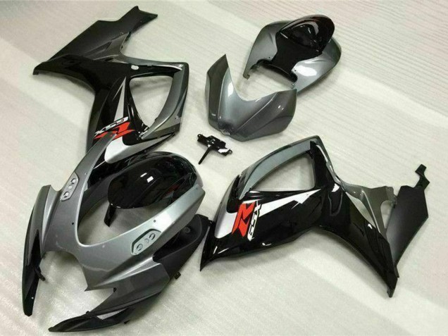 2006-2007 Silver Grey Glossy Black Red Suzuki GSXR 600/750 Motorcycle Fairings UK Stores