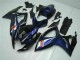 2006-2007 Glossy Black Blue Suzuki GSXR 600/750 Motorcycle Fairings UK Stores