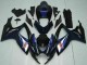 2006-2007 Glossy Black Blue Suzuki GSXR 600/750 Motorcycle Fairings UK Stores