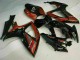 2006-2007 Glossy Black Red Suzuki GSXR 600/750 Motorcycle Fairings UK Stores