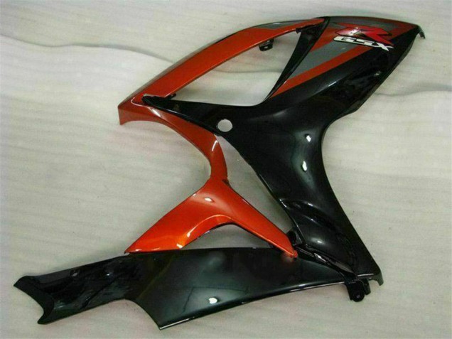 2006-2007 Glossy Black Red Suzuki GSXR 600/750 Motorcycle Fairings UK Stores