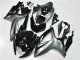 2006-2007 Silver Glossy Black Suzuki GSXR 600/750 Motorcycle Fairings UK Stores