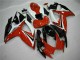 2006-2007 White Red Glossy Black Stripe Suzuki GSXR 600/750 Motorcycle Fairings UK Stores