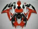 2006-2007 White Red Glossy Black Stripe Suzuki GSXR 600/750 Motorcycle Fairings UK Stores