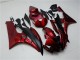 2006-2007 Red Matte Black Yamaha YZF R6 Motorcycle Fairing Kits UK Stores