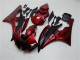 2006-2007 Red Matte Black Yamaha YZF R6 Motorcycle Fairing Kits UK Stores