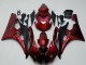 2006-2007 Red Matte Black Yamaha YZF R6 Motorcycle Fairing Kits UK Stores