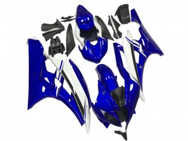 2006-2007 Blue White Black Yamaha YZF R6 Motorcycle Fairings UK Stores