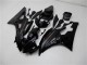 2006-2007 Glossy Black Matte Black Yamaha YZF R6 Motorcycle Fairing Kits UK Stores