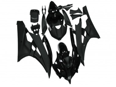 2006-2007 Glossy Black Matte Black Yamaha YZF R6 Motorcycle Fairing UK Stores