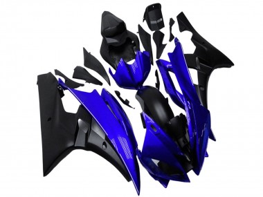 2006-2007 Blue Matte Black Yamaha YZF R6 Motorcycle Fairing UK Stores