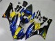 2006-2007 Blue Yellow Glossy Black Shark Yamaha YZF R6 Motorcycle Fairings UK Stores