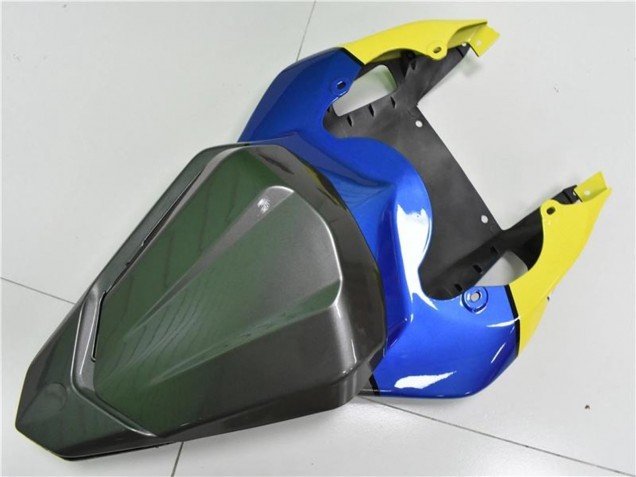 2006-2007 Blue Yellow Glossy Black Shark Yamaha YZF R6 Motorcycle Fairings UK Stores