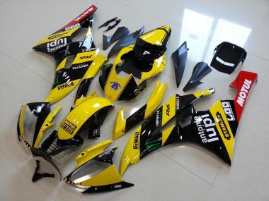 2006-2007 Yellow Glossy Black Red Green Motul Monster Yamaha YZF R6 Motorcycle Fairings UK Stores