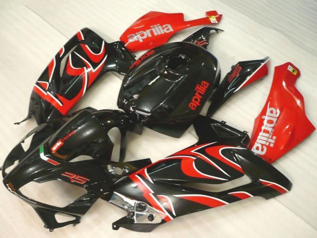 2006-2011 Black Red Aprilia RS125 Motorcycle Fairings UK Stores