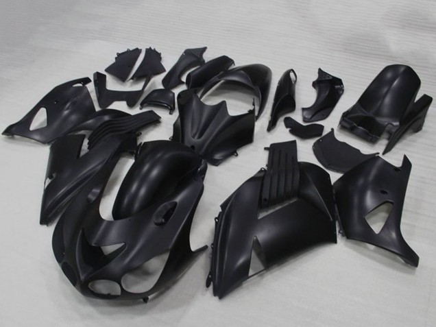 2006-2011 Matte Black Kawasaki ZX14R ZZR1400 Motorcycle Fairings UK Stores
