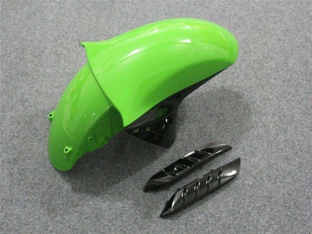 2006-2011 Green Glossy Black Kawasaki ZX14R ZZR1400 Motorcycle Fairing UK Stores